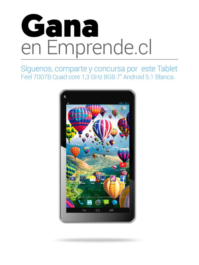 Gana un espectacular tablet en nuestra fanpage de Facebook